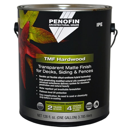 Penofin 1 Gal Matte Ipe Architectural Grade Transparent Hardwood Coating FAHIMGA